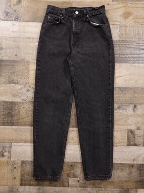 Levi’s 912 Orange Tab Jeans Women’s 8 Reg Black Slim Tapered Vintage USA